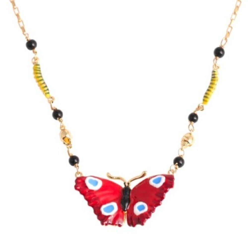 Les NEREIDES Butterfly Pendant Necklace